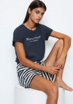 Marc O'Polo Pižama &raquo;Mix & Match Cotton-Woven&laquo; rinkinys 2 dalys su gro&szlig;em Marken-Logo ant der Brust