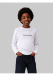 Calvin Klein Jeans Calvin KLEIN Džinsai Sportinio stiliaus megztinis &raquo;INST. LOGO REGULAR CN&laquo; su Logoschriftzug