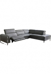 CALIA ITALIA Kampinė sofa &raquo;Pier Design ir erstklassiger Sitzkomfort im Einklang L-Form&laquo; su Elektrinis poilsio funkcija in kokybi&scaron;kas Lederbezug