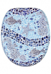 Sanilo WC-dangtis &raquo;Mosaic World&laquo; su Lėto nusileidimo funkcija