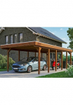 Skanholz Stoginė automobiliui &raquo;Friesland&laquo; medžio masyvo 355 cm braun