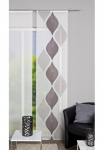 HOME WOHNIDEEN Panelinės užuolaidos &raquo;GENDRY&laquo; Lubinis užuolaidų bėgelis 1 Stk. dalys HxB: 245x60 užuolaida Effektvoile Scherli