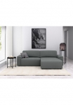 Home affaire Kampinė sofa &raquo;Chance gulimasis krėslas beidseitig montierbar miegojimo funkcija plotis 265 cm&laquo; in Struktur smulkus LINO su miegojimo funkcija ir Dėžutė patalynei