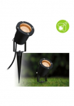Paulmann LED Gartenstrahler &raquo;IP65 ovali 92mm 2200K 43W 320lm 230V 38-38&deg; juoda spalva Metall&laquo; GU10 1 Stk. Goldlicht insektenfreundlich