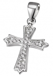 Firetti Pakabukas &raquo;Schmuck Dovanų Silber 925 kaklo papuo&scaron;alas pakabukas Kreuz&laquo; su Zirkonia (synth.)