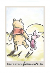 Komar Paveikslas &raquo;Winnie the Pooh Today&laquo; Disney 1 Stk. dalys paveikslas zur dekoracija im vaikų kambario baldų komplektas - be grotelės