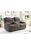 ATLANTIC home collection Dvivietė sofa &raquo;Cicero&laquo; su poilsio funkcija spyruoklės ir Getr&auml;nkehalter