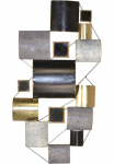 HOFMANN LIVING AND MORE Wanddekoobjekt &raquo;Wanddekoration&laquo; Sienos dekoracija i&scaron; metalas geometrische Formen