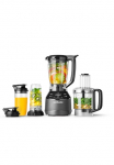 nutribullet Kokteilinė &raquo; Full Size Kokteilinė Combo NBF580B - Kokteilinė 1200 Watt&laquo; 1500 W 3 Geschwindigkeitsstufen 18 Litrai Ąsotis 2 Mixbecher (700&925ml)