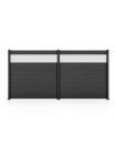 STAKET PRO Tvora &raquo;Komplettzaun kabykla 150&laquo; LxH: 3684x187 cm 2 Elemente &aacute; 180 cm plotis + Fl&auml;chendruck 84