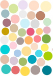 Komar Sienos lipdukai &raquo;Dots - Gr&ouml;&szlig;e 50 x 70 cm&laquo; selbstklebend Sienų lipdukai