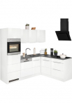 KOCHSTATION Virtuvinis komplektas &raquo;KS-Brindisi&laquo; Stellbreite 230/170 cm patogi su įmontuota buitinė technika su MDF-Fronten