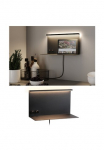 Paulmann LED Sieninis &scaron;viestuvas &raquo;Jarina 45W/16W USBC 230V 3000K Metall&laquo; Warmwei&szlig;