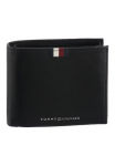 Tommy Hilfiger Piniginė &raquo;TH PREM LEA CC FLAP AND COIN&laquo; vyrams ir moterims piniginė Portemmonnai su Logo-Schriftzug
