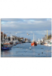 Artland Paveikslas ant drobės &raquo;Alter Strom in Warnem&uuml;nde&laquo; Boote & Schiffe 1 Stk. dalys ant Holzrahmen gespannt
