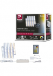 Paulmann LED-Streifen &raquo;MaxLED1000 Basisset 15m IP44 Cover2700-6500K 17W 230/24V 40VA Silber&laquo; 1 Stk.-flammig Tunable White