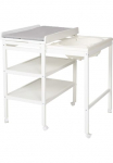 roba&reg; Maudymo ir vystymo lentyna &raquo;Style Baby baseinas wei&szlig;&laquo; iki 11 kg ir herausziehbarer Vaiki&scaron;kas baseinas-vonia ir vystymo lenta silbergrau 58 cm