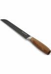 ECHTWERK Peilis duonai &raquo;Classic&laquo; i&scaron; kokybi&scaron;kas Stahl Akazienholzgriff Black-Edition 20 cm