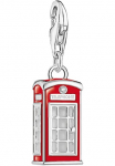 THOMAS SABO Pakabukas &raquo;rotes LONDON Telefonh&auml;uschen&laquo; su Zirkonia (synth.)