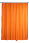 WENKO Du&scaron;o užuolaida &raquo;Uni Orange&laquo; plotis 180 cm auk&scaron;tis 200 cm Polyester lengvai prižiūrimas