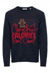 ONLY & SONS Megztinis apvalia i&scaron;kirpte &raquo;ONSX-MAX REG TEXT CREW KNIT&laquo;