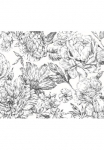 Komar Tapetai &raquo;Digitaldruck Vlies - Flowerbed - Gr&ouml;&szlig;e 300 x 250 cm&laquo; ra&scaron;tuotas glatt Wohnzimmer miegamojo kambario baldai