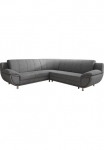 TRENDMANUFAKTUR Kampinė sofa &raquo;Rondo II zeitlos & elegant subtilus porankiais L-Form&laquo; patogi su spyruoklės patogi su miegojimo funkcija B/T 247/267cm