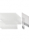 Tetzner & Jentzsch Tvora &raquo;Lexington 5&laquo; plastikas 80 cm hoch 7 Elemente dėl 1332 m su 8 Alu-Pfosten
