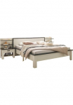 Home affaire Lova &raquo;SHERWOOD&laquo; 5 Stk. dalys Liegefl&auml;che 180/200cm 2 Naktinis staliukas ir 2 Wandpaneele