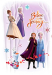 Komar Sienos lipdukai &raquo;Frozen 2 - Believe in the Journey - Gr&ouml;&szlig;e 50 x 70 cm&laquo; selbstklebend Sienų lipdukai vaikų kambario baldų komplektas