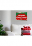 queence Metalinis paveikslas &raquo;We Wish You a Merry Christmas&laquo; Schneeflocken | Dekoracija | Schriftz&uuml;ge | Spr&uuml;che | Spr&uuml;che & Texte | Weihnachten 1 Stk. dalys Stahlschilder