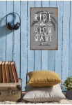 queence Metalinis paveikslas &raquo;High Wave&laquo; Dekoracija | Strand 1 Stk. dalys Stahlschilder