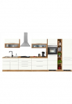KOCHSTATION Virtuvės baldų komplektas &raquo;KS-Wien&laquo; plotis 430 cm patogi su įmontuota buitinė technika ir Indukcinė