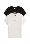 Tommy Jeans Tommy Džinsai Mar&scaron;kinėliai trumpomis rankovėmis &raquo;TJW 2PACK ESSENTIAL LOGO 2 TEE&laquo; Rinkinys 2 Stk.