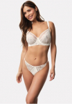 Dorina Liemenėlė &raquo;Lyra Satin&laquo; Schn&uuml;rdetails vorn Netzstoff florale nėrinių