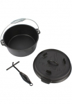 El Fuego Puodas su ilga rankena &raquo;&reg; Ketaus puodas Oven&laquo; rinkinys 4 Stk. dalys Eisenguss