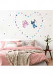 Komar Sienos lipdukai &raquo;Stitch in Love - Gr&ouml;&szlig;e 50 x 70 cm&laquo; selbstklebend Sienų lipdukai vaikų kambario baldų komplektas