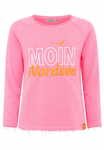 Zwillingsherz Sportinio stiliaus megztinis &raquo;"Moin Nordsee"&laquo; su Used-Look Kanten