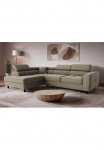 OTTO home Kampinė sofa &raquo;AADEN Sofa su miegojimo mechanizmu 254 cm - OTTO. Verl&auml;ssliche Qualit&auml;t.&laquo; su miegojimo funkcija Dėžutė patalynei Atrama galvai rechts/links bestellbar