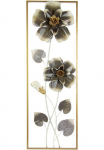 I.GE.A. Paveikslas &raquo;Metallbild Blumen&laquo; Sienos dekoracija metalas Wandskulptur
