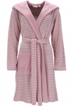 Esprit Moteri&scaron;kas chalatas &raquo;Striped Hoody&laquo; 1 Stk. dryžuota su Kaputze & Logostickerei trumpa