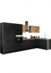 BASIC by Balculina Virtuvinis komplektas &raquo;Turin&laquo; Stellbreite 370x175 cm patogi su įmontuota buitinė technika