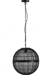 GLOBO LIGHTING &Scaron;viestuvas &raquo;HERMI II&laquo; E27 1 Stk. pakabinamas &scaron;viestuvas / Wohnbereich / juoda spalva / Metallgeflecht / Kugel