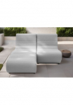 DOMO collection Kampinė sofa &raquo;Soleil pflegeleichter ir Neperpučiamas Bezug L-Form&laquo; Lauko besonderes Design ir Formgebung individuell i&scaron;plėčiamas