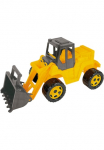 Lena&reg; Spielzeug-Aufsitzbagger &raquo;Eco GIGA TRUCKS Aufsitz-Schaufellader&laquo; pagamintas in Europe