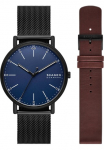 Skagen Laikrodis &raquo;SIGNATUR&laquo; laikrodis laikrodis Vyri&scaron;kas laikrodis Nerūdijančio plieno apyrankė Ideal auch kaip Dovanų