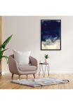 queence Paveikslas ant drobės &raquo;Abstrakt Blau&laquo; Abstrakt | Abstrakte | Kunst | Modern su einem Schattenfugenrahmen veredelt