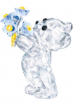Swarovski Dekoratyvinė figurėlė &raquo;Kris Me&scaron;kiukas &ndash; Vergissmeinnicht&laquo; &reg; Kristall