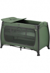 Hauck Baby-Reisebett &raquo;Play N Relax Center darkgreen&laquo; ir Neugeboreneneinhang Wickelmulde Ausstieg R&auml;der