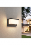 TRIO Leuchten TRIO Ap&scaron;vietimas LED Sieninis &scaron;viestuvas &raquo;NESTOS Lauko sieninė lempa Hauswand IP54 LED 13W 1300 Lumen 3000 K&laquo; LED-Board 1 Stk. Warmwei&szlig; LED sieninė lempa Garten terasa Hauswand Skėtis plastikas plotis 23 cm